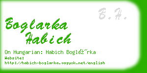 boglarka habich business card